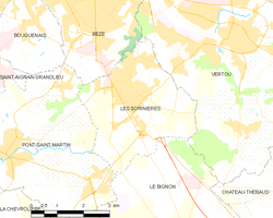 Map commune FR insee code 44198